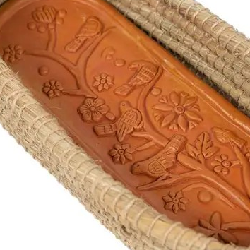 Toasty Long Bread Basket | Terracotta Insert