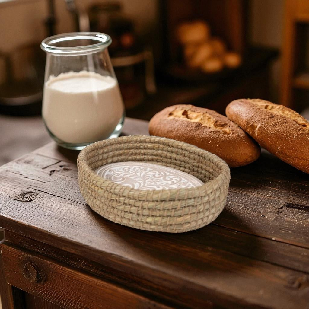Toasty Oval Bread Basket | Terracotta Insert