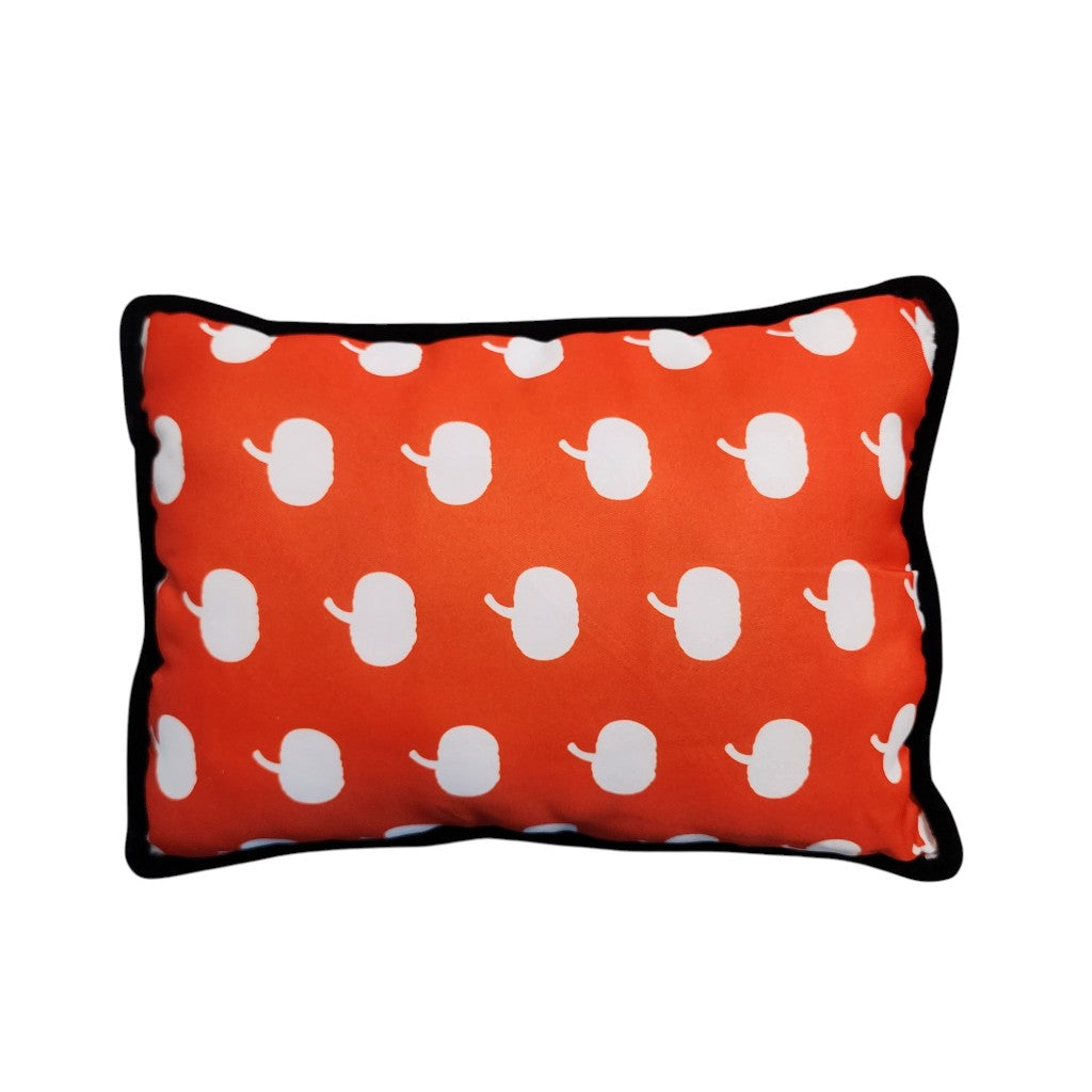 Trick or Treat Halloween Pillow | Reversible Pumpkin Throw Pillow | 12x16 Inch