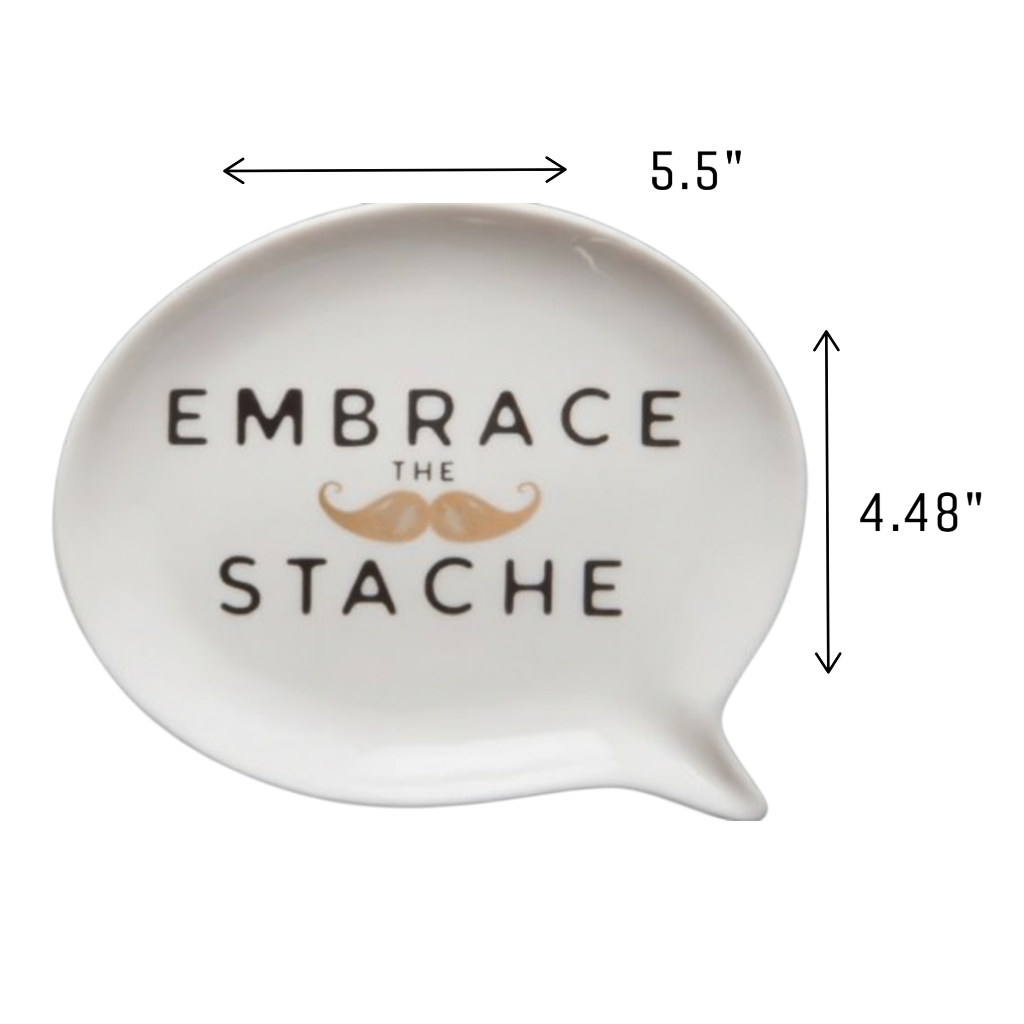 Trinket Coin Dish for Men | Embrace the Stache