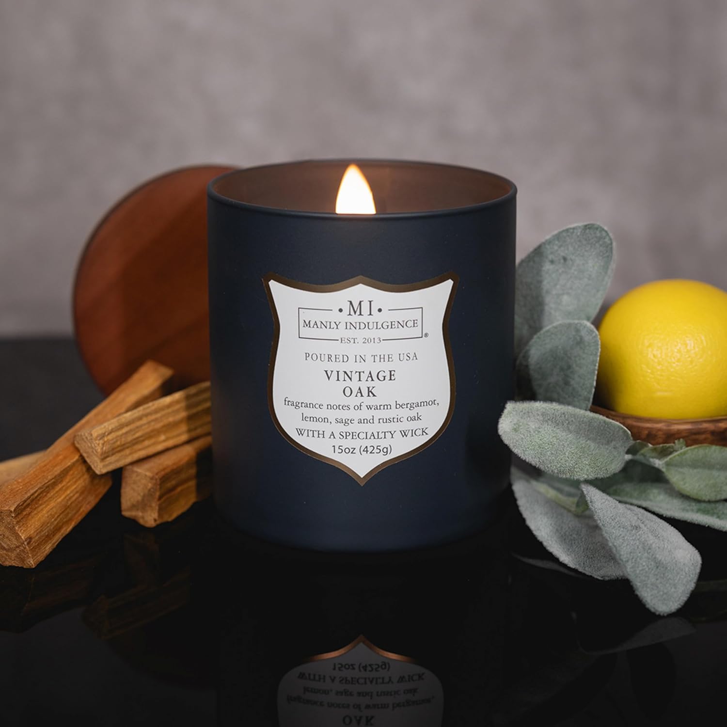 Vintage Oak Candle