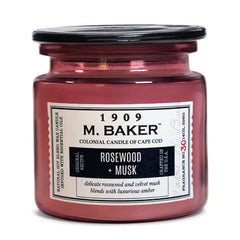 White Rosewood & Musk Candle
