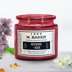 White Rosewood & Musk Candle