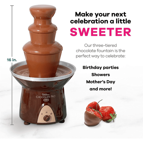 Wilton Chocolate Pro 3-Tier Chocolate Fountain, 2104-9008 - Sammi's Attic