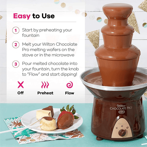 Wilton Chocolate Pro 3-Tier Chocolate Fountain, 2104-9008 - Sammi's Attic