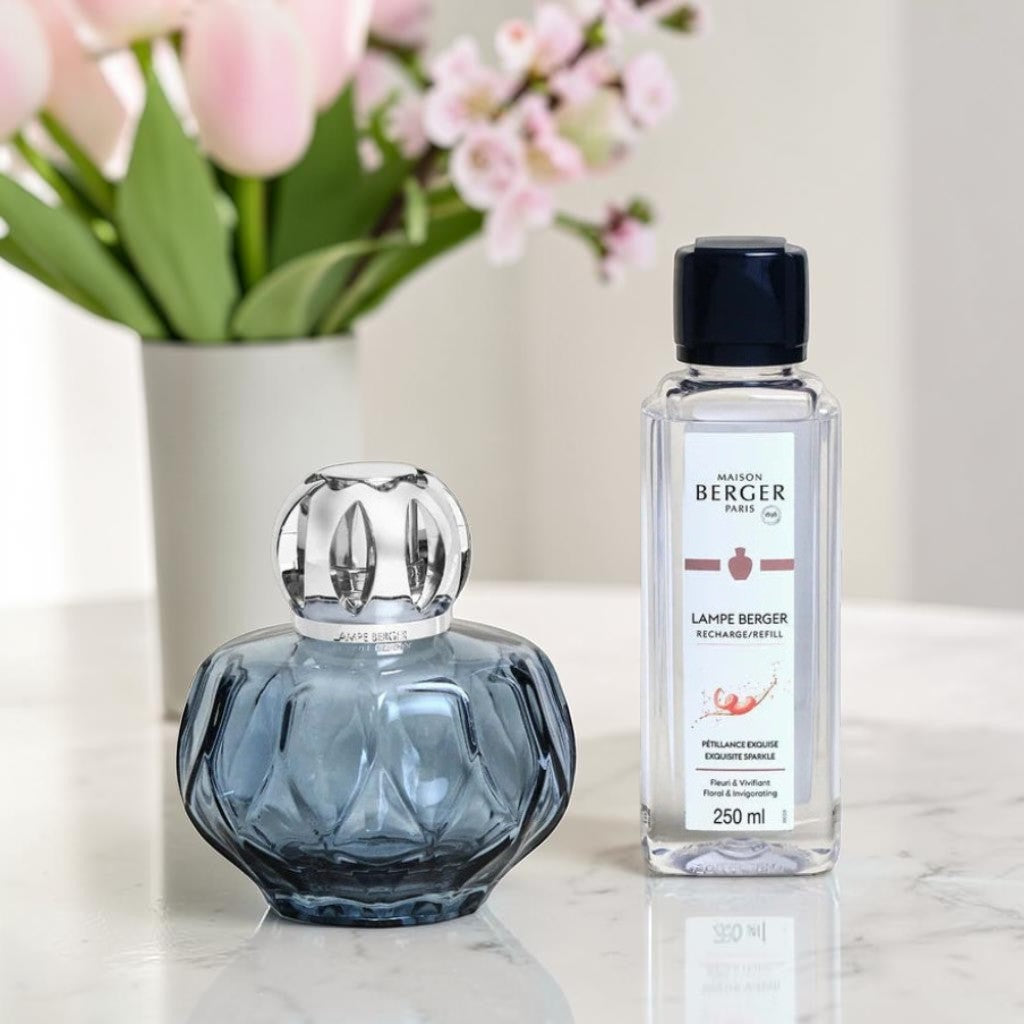Rosalie Blue Lamp Gift Set by Maison Berger